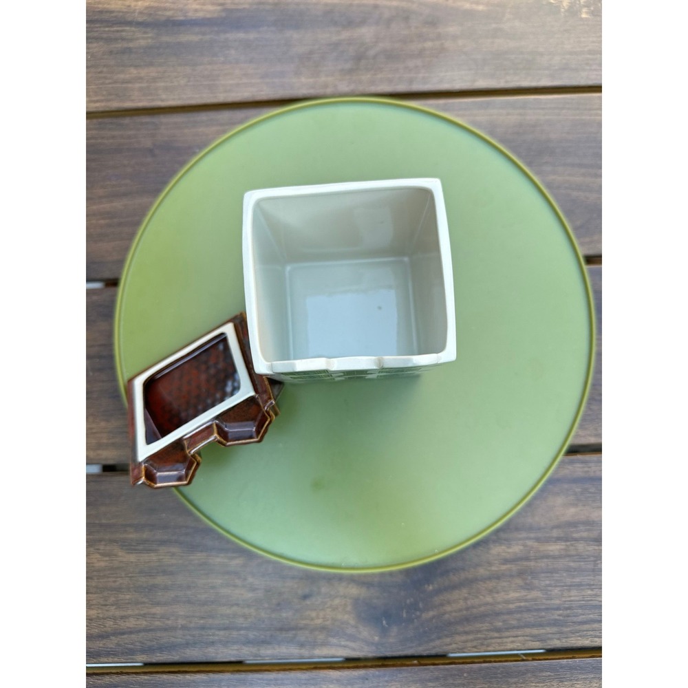 Vintage Ceramic Tea House Set Takahashi Decor Made in Japan Trinket Box - Picture 4 of 16